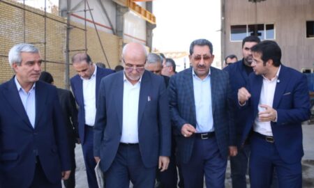 بازدید وزیر صمت از واحد صنعتی آسیب‌دیده جنگ در منطقه صنعتی دولت آباد+ تصاویر