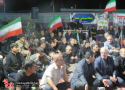 تصاویر| موج ۱۶۵ تجمع شبانه مردم کمشچه در خونخواهی رهبر شهید